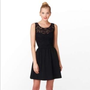Lilly Pulitzer Black Lace Dress